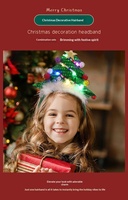 Décorations de Noël, Bandeaux de Noël, Réseaux à cheveux en forme de bois de cerf, Accessoires de fête, Cadeaux pour enfants, Réseaux à cheveux en vente