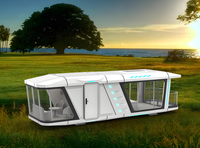 La capsule spatiale la plus vendue Maison moderne préfabriquée de capsule spatiale en conteneur, Maison mobile de capsule spatiale.