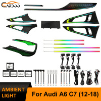 Luz Ambiental Dinámica CARDOO para Audi A6 S6 RS6 C7 2012-2018 Versión Europea, Accesorios de Iluminación Ambiental Interior para Automóvil