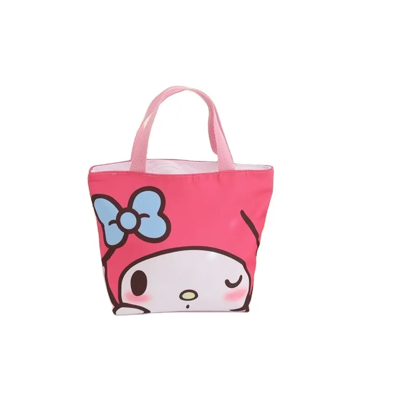 MB3 Vente en gros Nouveau sac à lunch grande capacité mignon Kuromi Melody Kitty Cartoon Sac à main Sacs fourre-tout