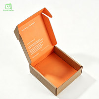 Boîtes en carton ondulé personnalisées avec logo imprimé en relief, emballages cadeaux recyclables avec doublure en éponge et insert en mousse pour chaussettes
