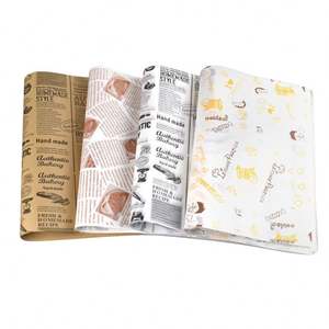 High Quality and <b>Low</b> Price Food Wrapping Paper Tray Paper Bio-degradable Recyclable Wax Coeated Greaseproof Paper - Product Image 3