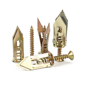 Marteau d'ancrage en métal plaqué zinc jaune de haute qualité dans les fixations de plaques de plâtre - Product Image 4