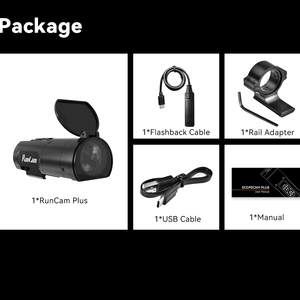 กล้อง RunCam ScopeCam Plus 5-50 มม. ซูมออปติคอล 10 เท่า ซูมดิจิตอล 2.7k 60FPS วิดีโอ MP4 รองรับการ์ดหน่วยความจำสูงสุด 128G อินเทอร์เฟซ Type-C สำหรับ Airsoft แบบดิจิตอล - Product Image 6