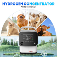Oxygénateur médical portable à télécommande 5l, mini concentrateur d'oxygène avec poignée pour vétérinaire