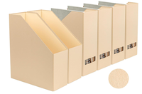 Porte-revues et organiseur de bureau, organiseur de livres en carton et boîte de rangement pour documents, pour le bureau, la maison et la salle de classe
