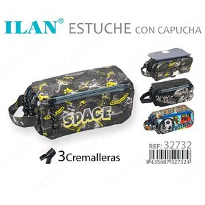 Ilan Astuccio con Cappuccio Space 3 Cremallere - Product Image 3