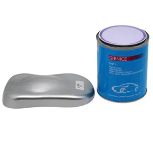 High Solid silver gray metallic car paint