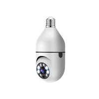Powertars rumah cerdas teknologi tinggi, 2MP WiFi 360 derajat, modul kamera ponsel berputar Pan-Tilt dua arah Audio dinding/langit-langit