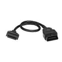 Cable de Extensión Personalizado de 16 Pines Macho Hembra Obd Ll Obd 2 Obd2 Obd Ii