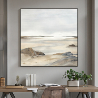 Vente en gros de peinture de paysage moderne personnalisée Décoration intérieure Impression d'art mural sur toile Impression de paysage de montagne Peinture d'art mural