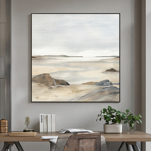 Pintura de paisaje moderna personalizada al por mayor, decoración del hogar, lienzo impreso, arte de pared, paisaje, montaña, impresión, pintura, arte de pared - Product Image 4