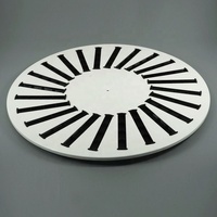 Diffuseur à jet hélicoïdal rond réglable lames d'air de plafond diffuseur (CD-SWTR 600/24 JE)