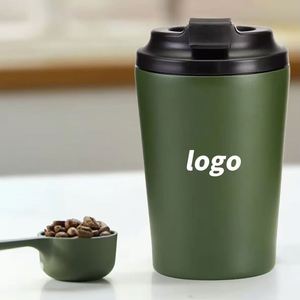 Mug isotherme en acier inoxydable 4 heures, couleurs personnalisables OEM avec couvercle pour eau chaude et froide, bouteille de voyage - Product Image 1