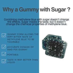 Groothandel Custom Private Label Brain <span class=keywords><strong>Health</strong></span> Methyleneblue Gummies Supplement Ondersteuning Brain <span class=keywords><strong>Memory</strong></span> Focus My-Blue Supplement Gummy - Product Image 2