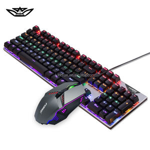 LVKIDRON Combos clavier-souris mécanique de <span class=keywords><strong>jeu</strong></span> Niveau 8 étanche Anti Ghosting Hot-Swap Claviers pour ordinateur portable <span class=keywords><strong>PC</strong></span> Gamer - Product Image 1