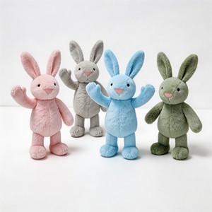 Paskalya Hediyeleri Sevimli Yumuşak Dolgulu Ağırlıklı Peluş Tavşan Oyuncakları Uzun Kulaklı Tavşan Peluş Oyuncaklar - Product Image 4