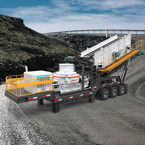 Mobile Jaw Crusher Ballast Crusher Machine <b>Portable</b> Concrete Crusher Plant for Sale - Product Image 2