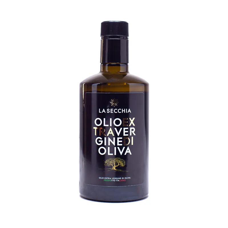 Prodotto italiano pacchetto di lusso di alta qualità condimento per insalata Olio da cucina Olio Extra vergine di oliva 500ml