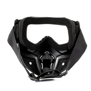CS Game panahan masker Paintball pelindung lapangan penjaga wajah penuh dapat disesuaikan perlengkapan panahan Tag helm masker wajah untuk anak-anak dewasa - Product Image 6