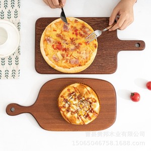 Planche à pizza en bois Guibang, forme irrégulière, durable, pour la maison, les restaurants, les fêtes, le service de steaks, de sushis et de desserts - Product Image 2