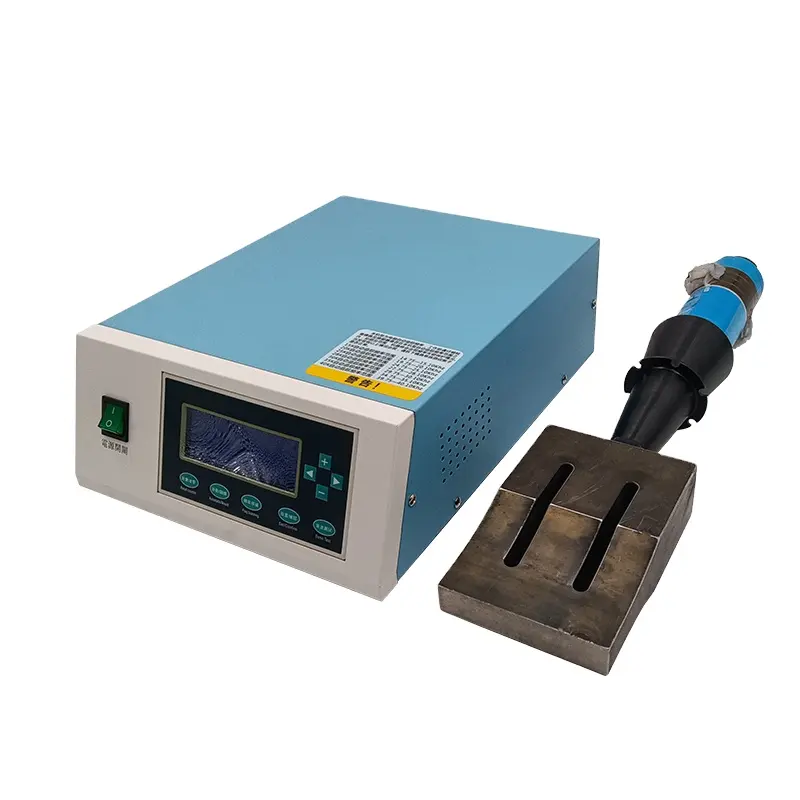 Automatisation à prix compétitif petite machine de découpe à ultrasons portable pour la découpe de pièces en plastique