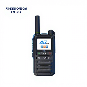 FM-14C Freedomgo Walkie Talkie POC Ultrafino 4G con Tarjeta SIM, Red Pública, Altavoz, Resistente al Agua IPX-1, Dispositivo Portátil para Exteriores - Product Image 1