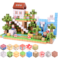 Bloques de Construcción Magnéticos de Plástico Personalizables de 2CM, Dimensiones 2x2x2cm. No dude en proporcionar su diseño para la impresión directa.