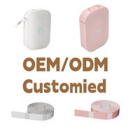 Imprimante d'étiquettes thermique portable mini D11 15 mm, imprimante d'étiquettes de poche de 0,5 pouce pour Android ou IOS