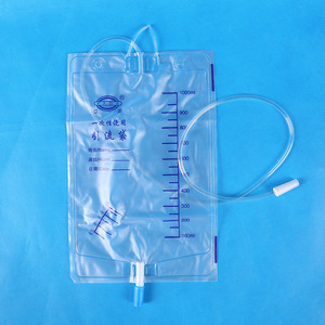 Huadong Medical Disposable Drainage <b>Bag</b> 1000ml Transparent Soft For Medical Use - Product Image 1