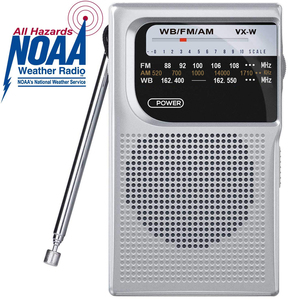 <span class=keywords><strong>Radio</strong></span> analogique AM/FM haute sensibilité, récepteur de poche portable, longue antenne métallique, haut-parleur intégré, <span class=keywords><strong>radio</strong></span> <span class=keywords><strong>Internet</strong></span>, 2 piles AA, CE - Product Image 2