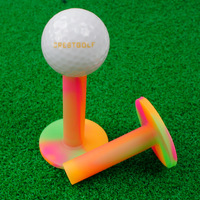Vente en gros de t-shirt de golf en caoutchouc souple plateau de golf durable à haute élasticité accessoires de golf d'entraînement de pratique
