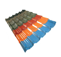 Tôle de toiture en acier galvanisé ondulé, revêtement couleur RAL, PPGI PPGL, fer galvanisé de calibre 28