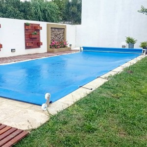 Hard Plastic Swimming Pool Winter Cover Solid PVC Film Pool Safety Cover For Inground Pools