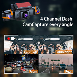新しい4レコード1080P Dashcam、高解像度ナイトビジョン広角3.0インチスクリーンカーカメラDVR - Product Image 4