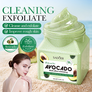Exfoliante Corporal SADOER OEM, Crema Exfoliante de Azúcar Blanqueadora Natural, Exfoliante Corporal de Hierbas para el Cuidado de la Piel, Exfoliante Corporal de Sal Marina - Product Image 3