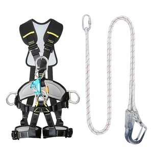 Harnais de corps Anti-chute, ceinture de sécurité amovible, extension de secours aérienne, pour travail en plein air, <span class=keywords><strong>escalade</strong></span> - Product Image 5