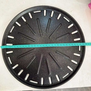烧烤盘石圆木炭平底电烤盘烧烤盘户外煎锅不粘蜜蜂模型铁 - Product Image 5