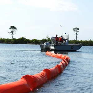 High Quality Floating Trash Deflecting Barriers For Sea Pollution