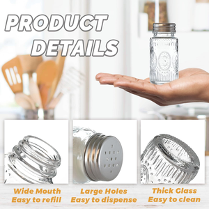 Factory Custom 130ml 250ml 300ml Household Food Storage Jars Clear <b>Glass</b> Cylinder Screw Cap <b>Containers</b> for Candy Honey Spices - Product Image 4