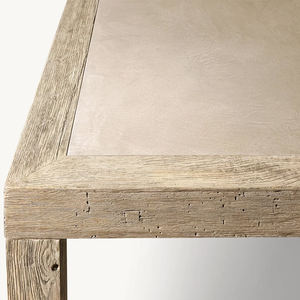 <span class=keywords><strong>Table</strong></span> à manger rectangulaire en chêne noir cerused 90 "Sens du design <span class=keywords><strong>Table</strong></span> de salon <span class=keywords><strong>Table</strong></span> à manger en bois - Product Image 2