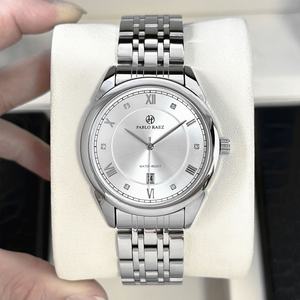 Montre-bracelet de luxe pour homme OEM ODM, mouvement à quartz, étanche, acier inoxydable, cadran à aiguilles, logo personnalisé pour homme - Product Image 3