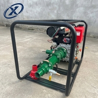Bomba de tornillo diésel para suministro de agua en zonas rurales 190F 12HP, 200m de altura de elevación, 15m³/h, alta presión para proyectos de agua comunitarios y riego de pozos.