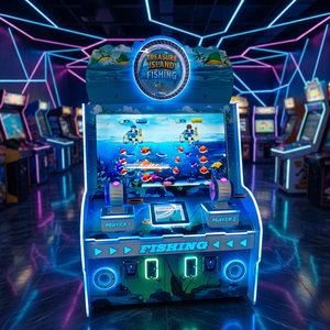 Máquina de Pesca Arcade Treasure Island para 2 Jugadores, Operada con Monedas, Juego de Pesca con Premios, 350W - Product Image 5
