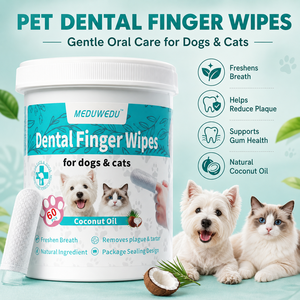 Salviette Dentali per Animali Domestici Facili da Usare per Cani e Gatti di Piccola Taglia, 50 Pezzi, Salviette per Igiene Orale, Prezzo all'Ingrosso, Spedizione Rapida, Articolo Disponibile - Product Image 1