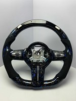 Volant personnalisé en cuir et fibre de carbone de style racing pour l'amélioration de l'intérieur de la voiture pour BMW M3 M4 M5 M6 X3M X4M F80 F30 F10 F35 F15