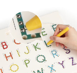 Almohadillas de tablero de dibujo magnéticas con imán de juego personalizado, 615 Uds., juguetes de aprendizaje <span class=keywords><strong>para</strong></span> bebés, almohadillas de cara de garabatos borrables, juguete <span class=keywords><strong>para</strong></span> niños, regalos - Product Image 4