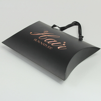 Boîtes d'oreiller de cheveux avec logo personnalisé boîte d'emballage de paquet de perruque pour l'emballage d'extension de cheveux