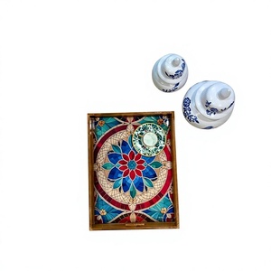 Bandeja Cuadrada Grande Hecha a Mano, Elegante, de Madera Pulida, de Lujo, Ecológica, Apta para Lavavajillas y Microondas, para Servir Desayuno, Almuerzo y Cena - Product Image 6