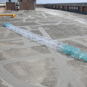 (21cm*32cm*27frames)Hot Selling Long <strong>Commercial</strong> Fishing PE Net Aquaculture <strong>Trap</strong> <strong>Lobster</strong> Crab Fish Pot <strong>Traps</strong> - Product Image 2